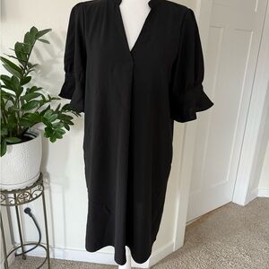 Chic Black Long Sleeve Dress